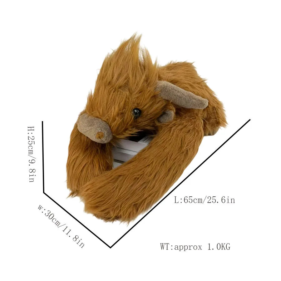 Hamish the Weighted Highland Cow