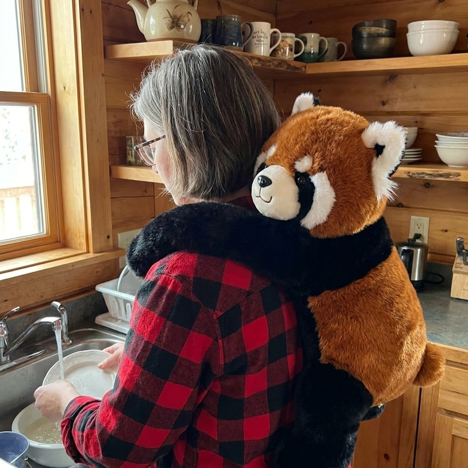 Rusty il Panda Rosso Appesantito